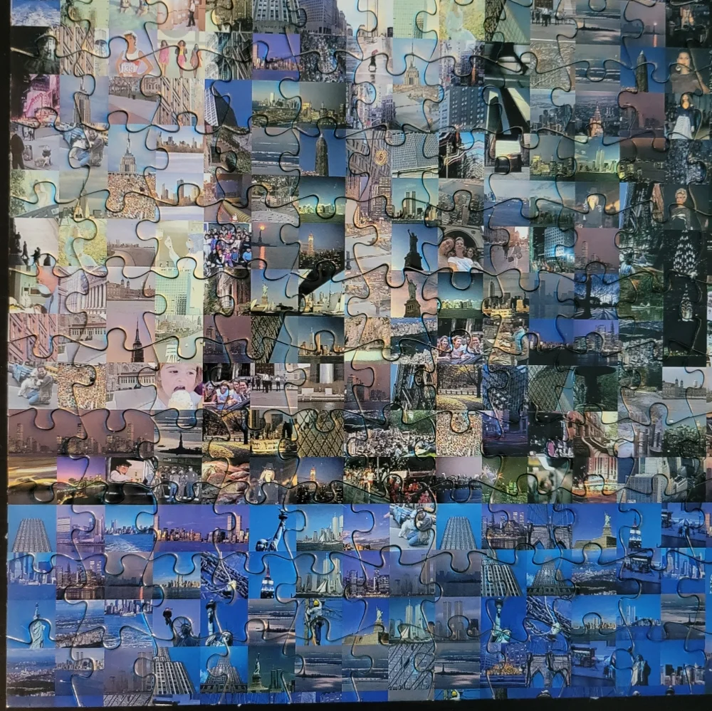 Buffalo Photomosaic NYC Skyline 1000 Piece Puzzle